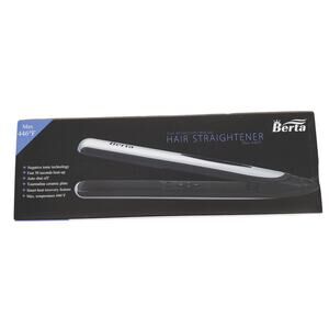 Berta Hair Straightener Negative Ionic Technology Fast 30 Second Heat Up New